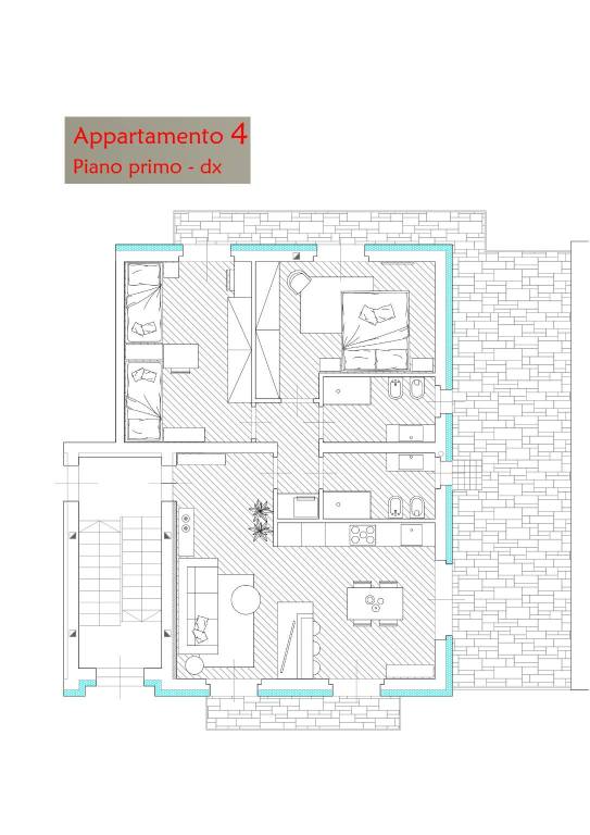 Appartamento 4 - Planimetria arredata - Rev 1_page