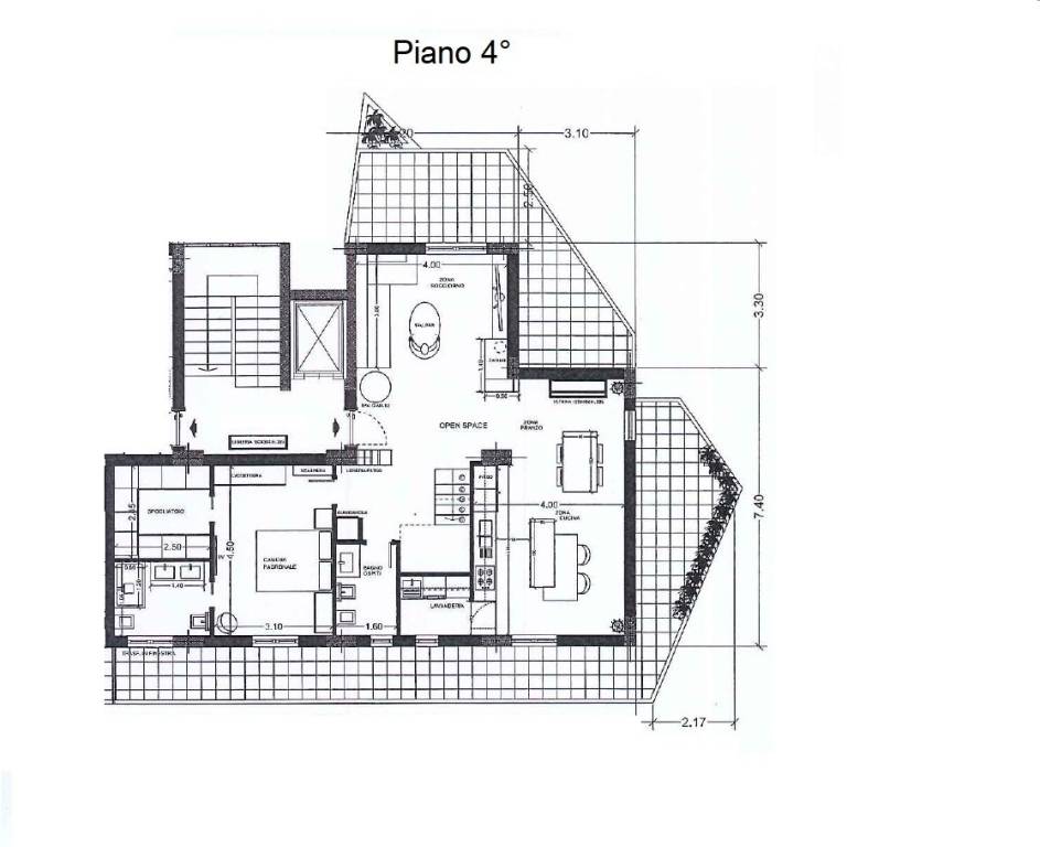 Duplex 4° piano