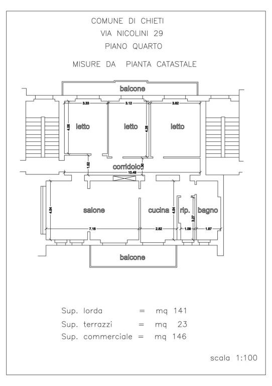 PIANTA CATASTALE ORIGINALE ridisegnata 1