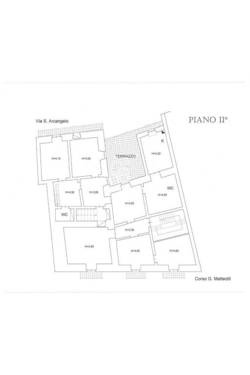 Planimetria piano 2