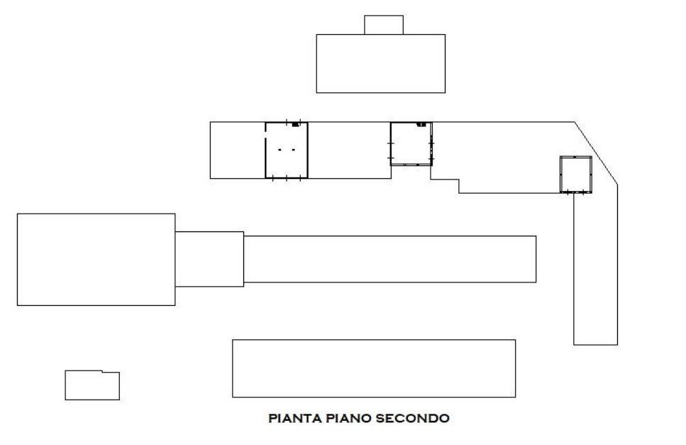 Via di Tor Vergata planimetria piano secondo