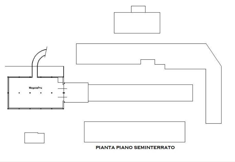 Via di Tor Vergata planimetria seminterrato