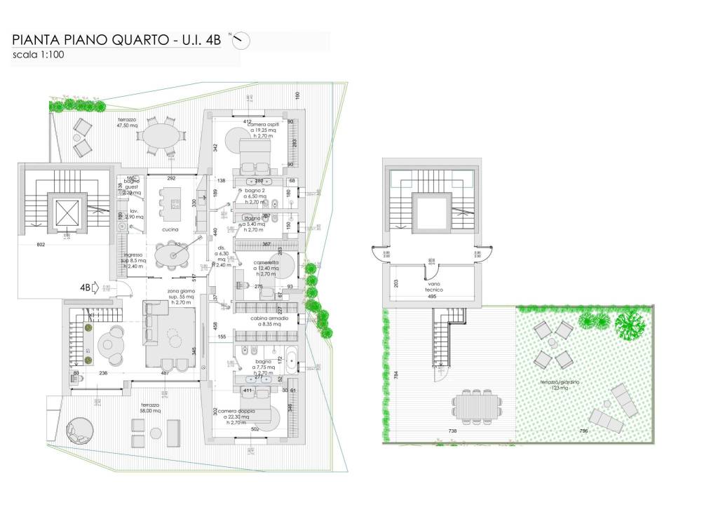 Residenza Aria - quadrilocale 4.B piano quarto