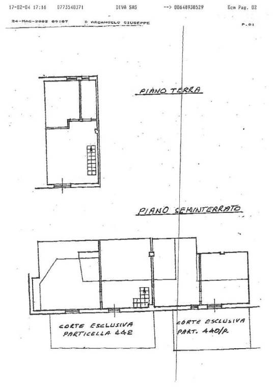 plan originale 2 piani vecchia casa1024_1 2