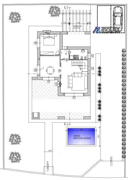 plan p terra villa voltabarozzo