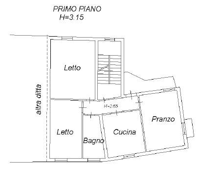 PLANIMETRIA PRIMO PIANO (VIA S. SCOLASTICA)