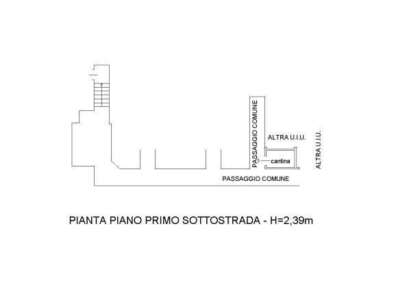 Planimetria Cantina