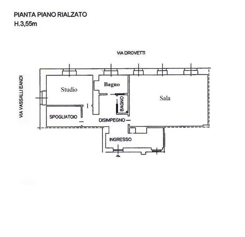 Planimetria Vassalli2 Ufficio