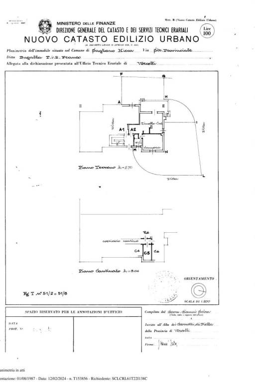 PLANIMETRIA ALLOGGIO 1