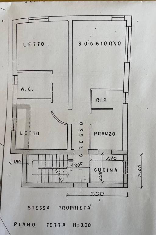 plan piano terra