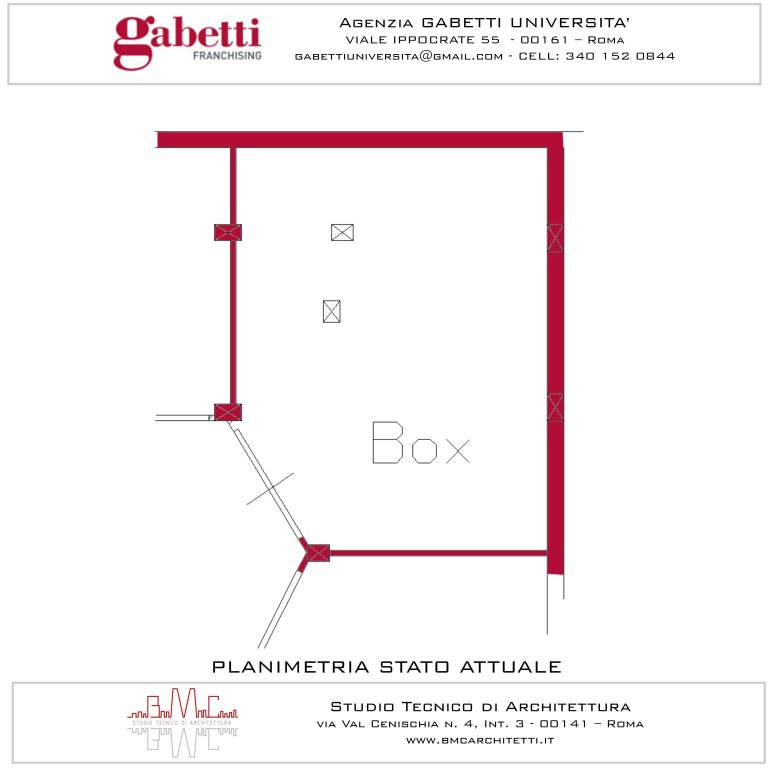 Planimetria box - sito