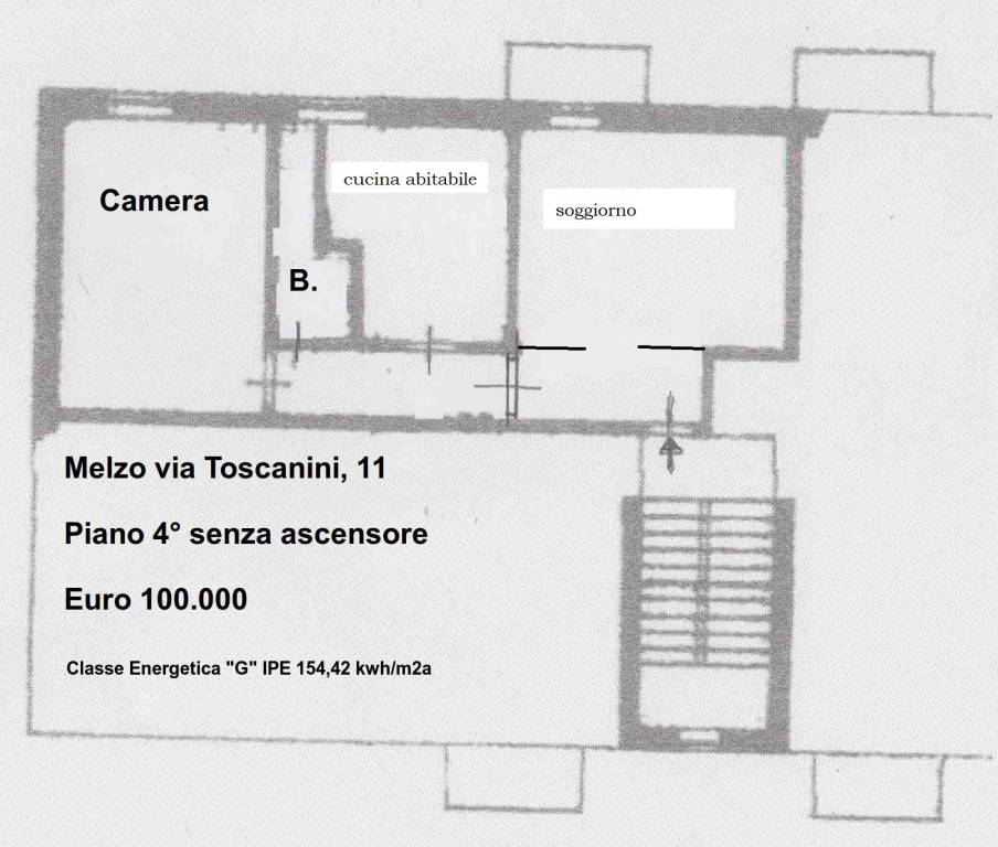 Melzo via Toscanini, 11 Planimetria - Copia