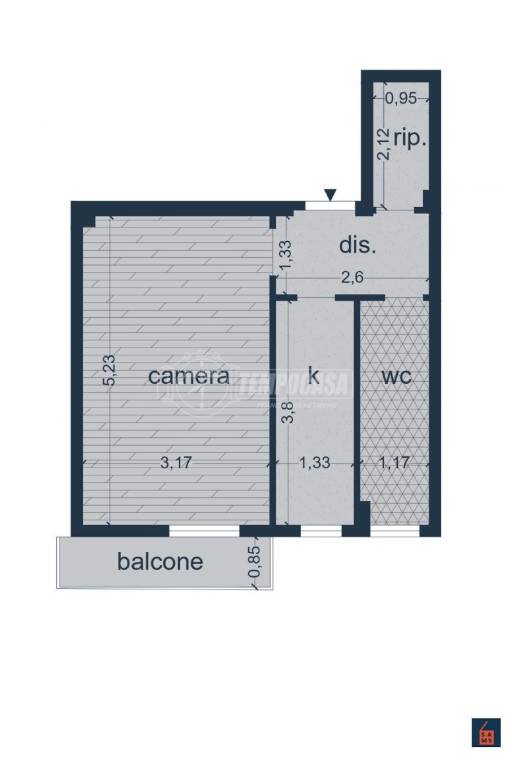 Planimetria quotata appartamento1