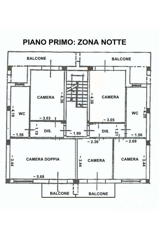 02-planimetria-piano primo