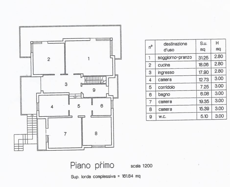 Planimetria_piano primo