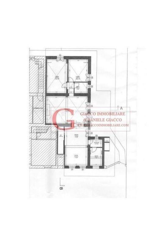 Planimetria - Appartamento con giardino - Vendita 