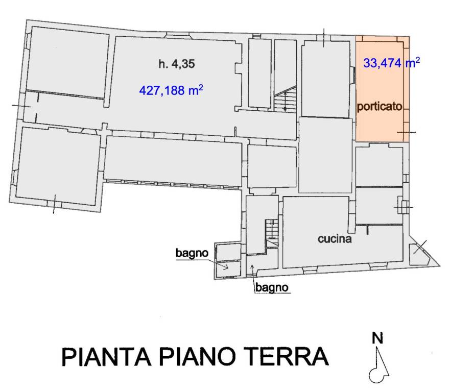 villa piano terra mq