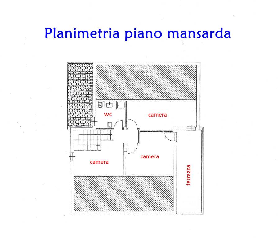 8 Planimetria piano mansarda (2A)