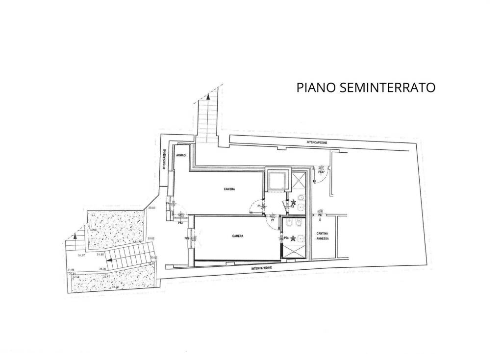 PLANIMETRIA PIANO SEMINTERRATO