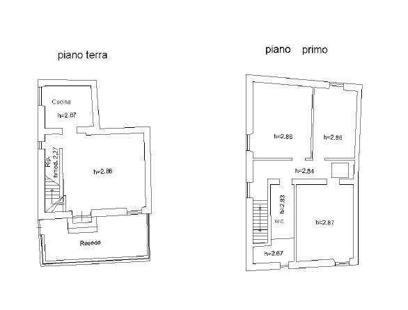 Planimetria terratetto in vendita a Campi Bisenzio