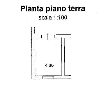 Planimetria quotata cantina Via Cosimo Moccia