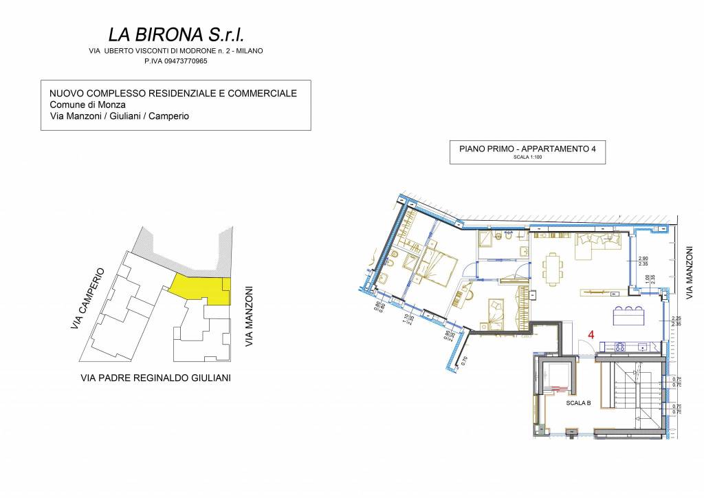LA BIRONA-App. 4 - Piano 1°