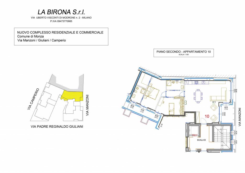 LA BIRONA-App. 10 - Piano 2°
