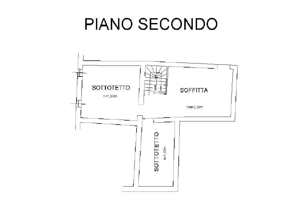 PIANO SECONDO SOTTOTETTO
