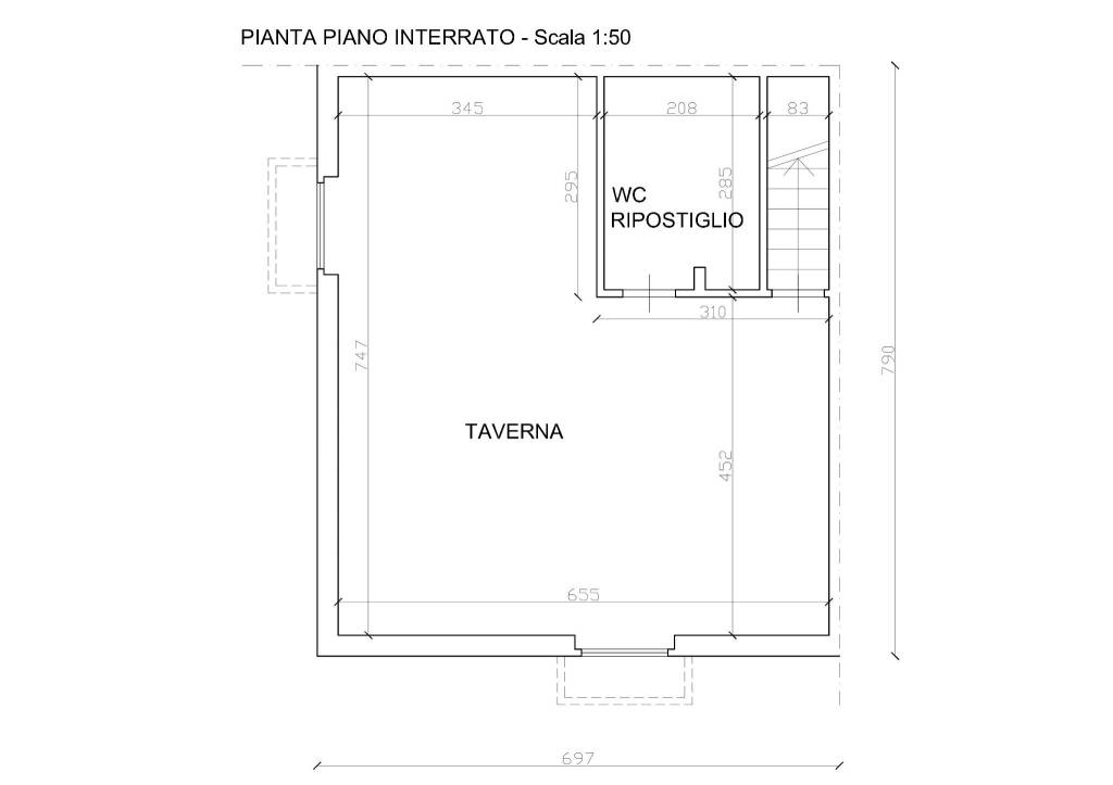 Viareggio Quartiere Don Bosco - Pianta Piano Semin