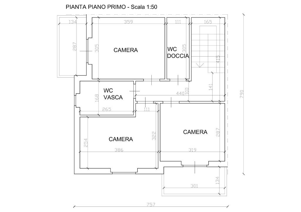 Viareggio Quartiere Don Bosco - Villetta Pianta Pi