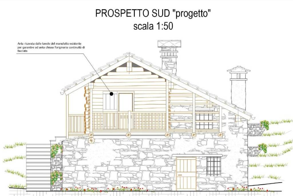 Prospetto Sud-Progetto