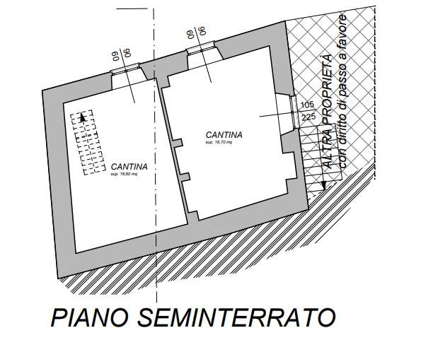 PIANO SEMINTERRATO DA PROGETTO