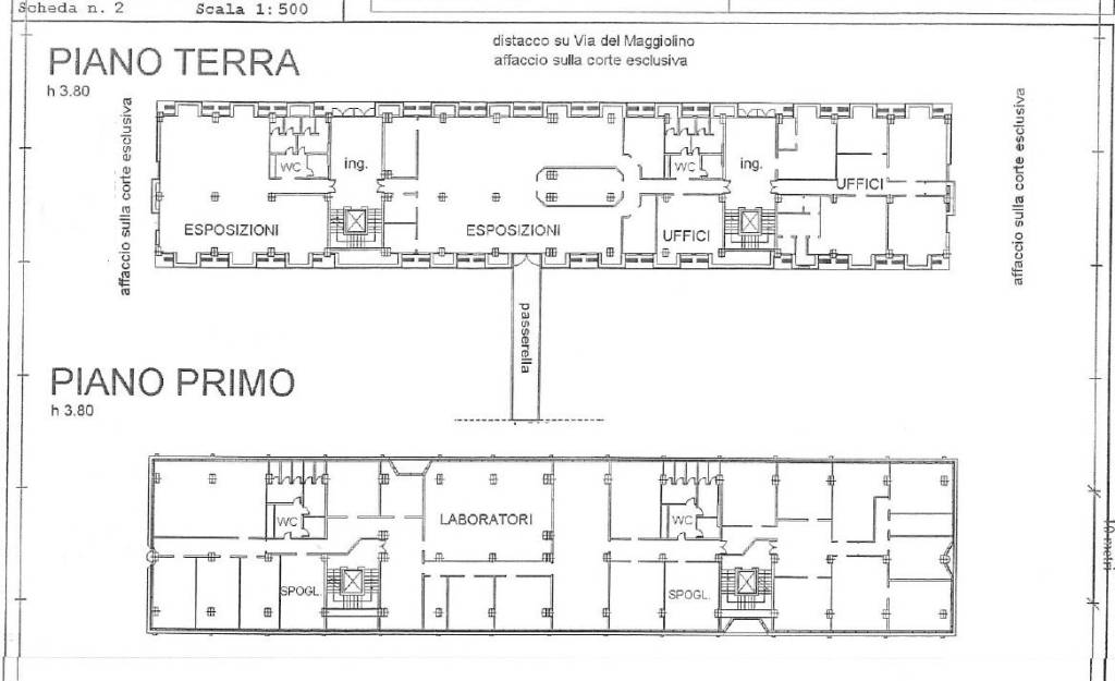 Planimetria di Via Del Maggiolino:  P.T. e  P.1  -