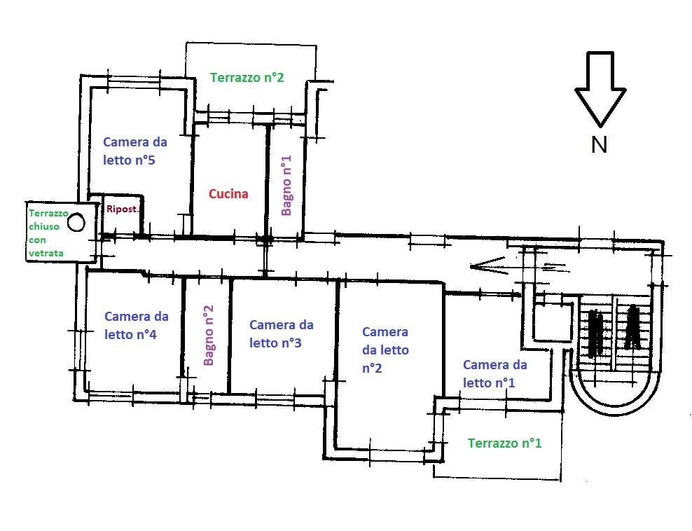 Planimetria appartamento ( con Modifica )