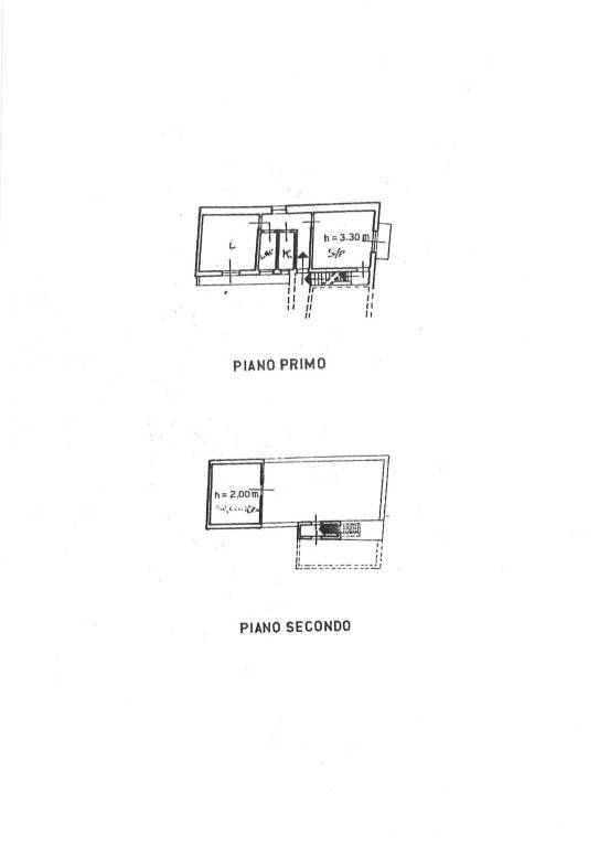 Planimetria Appartamento Piano 1° e 2° 1