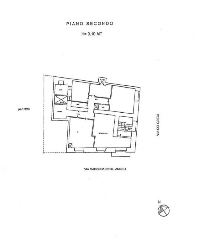 Planimetria appartamento 3
