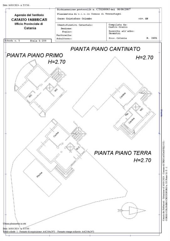 planimetria villa