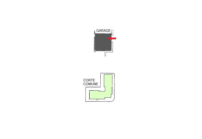 Planimetria corte-garage