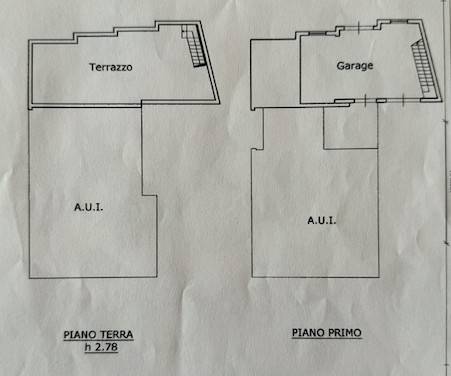 Planimetria Terrazzo e Garage