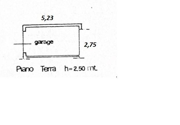 planimetria garage misure