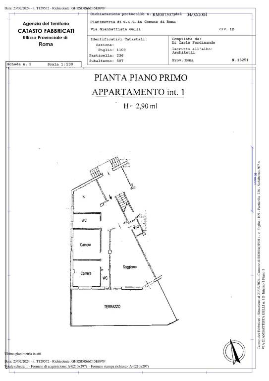 ROMA (RM) Fg_1109  Par_236  Sub_507 _planimetria (