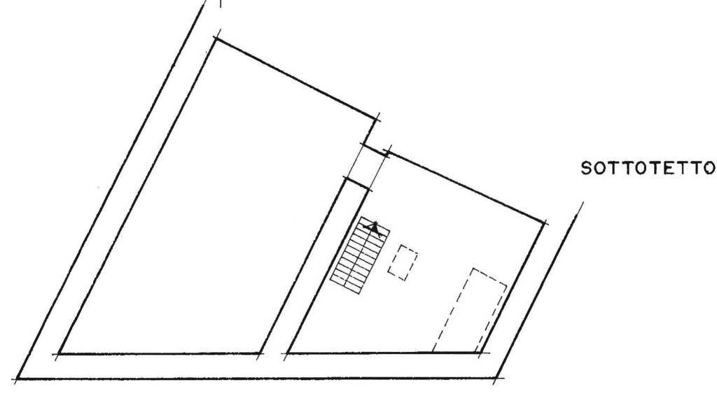 Plan in scala sottotetto