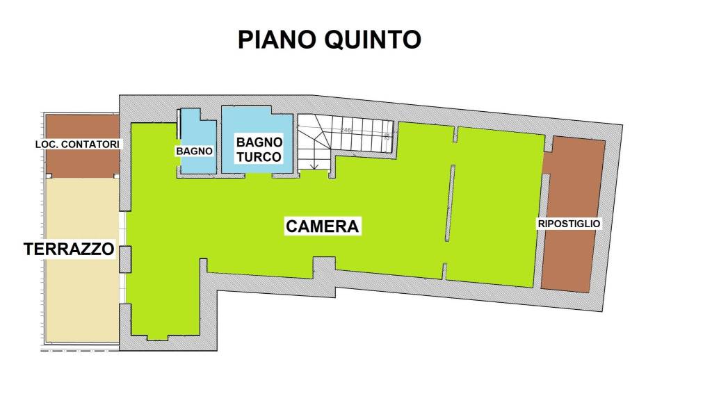 PIANO 5 - Rilievo - Milano - Via Torino 73