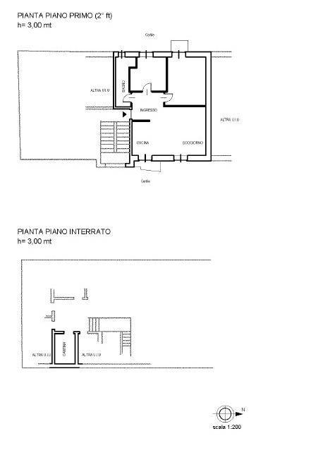 Planimetria Appartamento e cantina