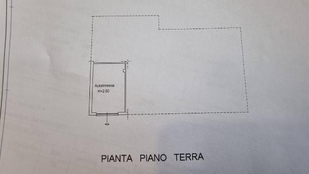 Piantina Garage piano Terra.