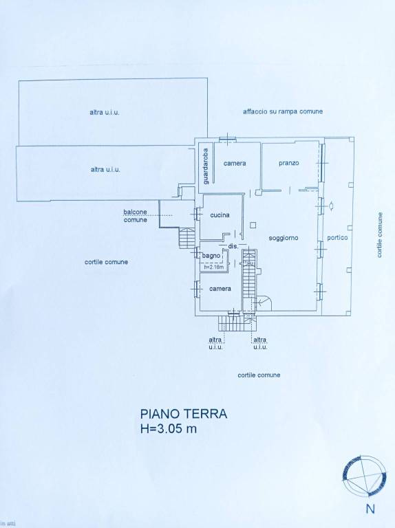 Appartamento piano terra mq. 145