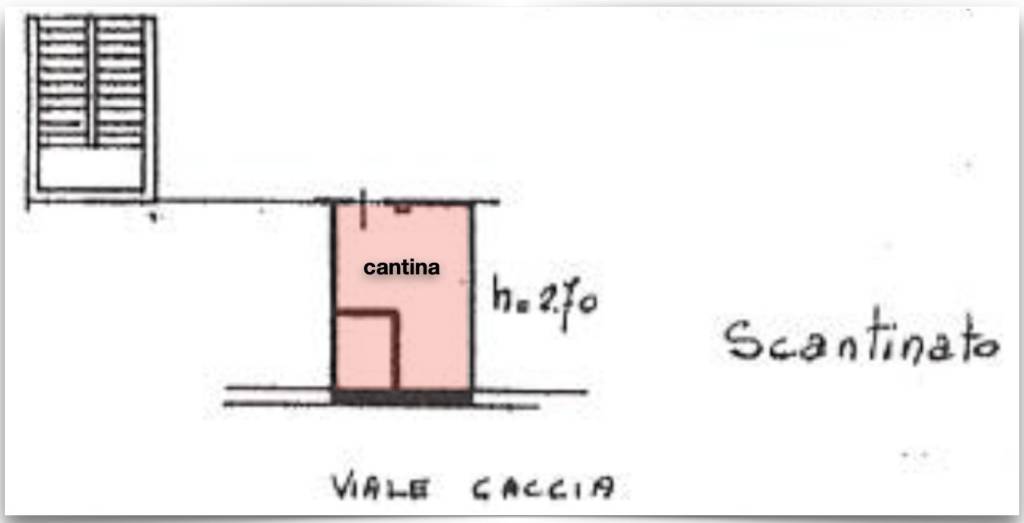 Planimetria via Caccia 10 cantina Schermata 2024-0