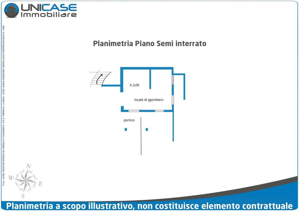 planimetria p semi-interrato