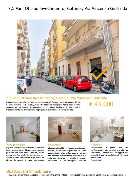 Brochure - 2,5 Vani Ottimo Investimento, Catania