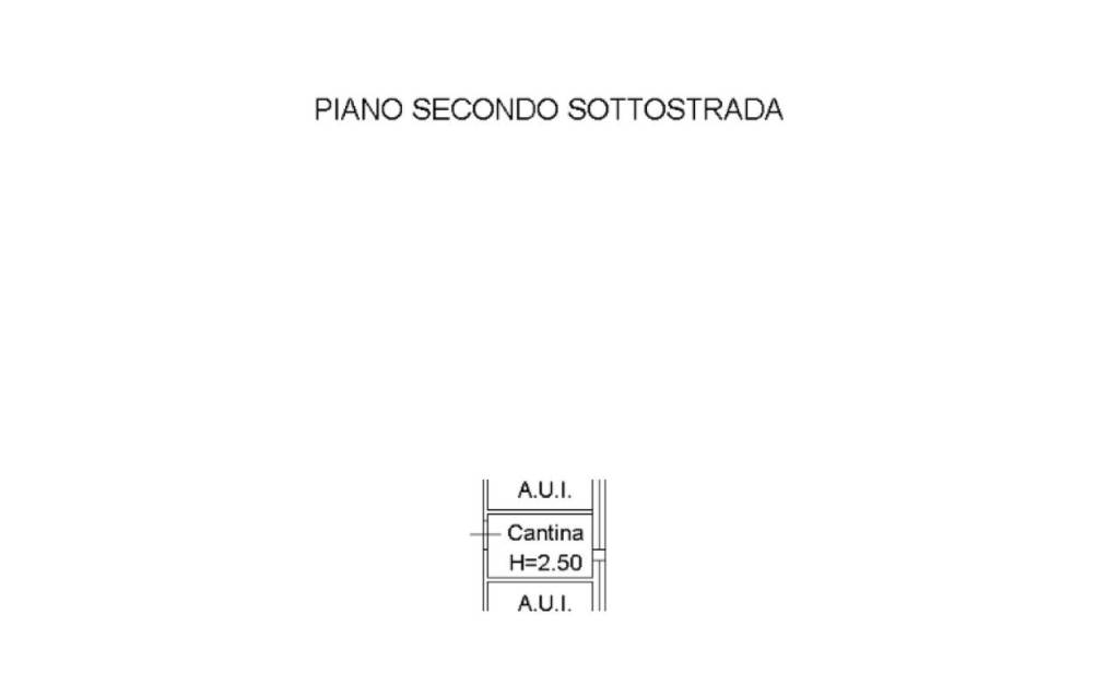 PLANIMETRIA PIANO SEMINTERRATO SECONDO